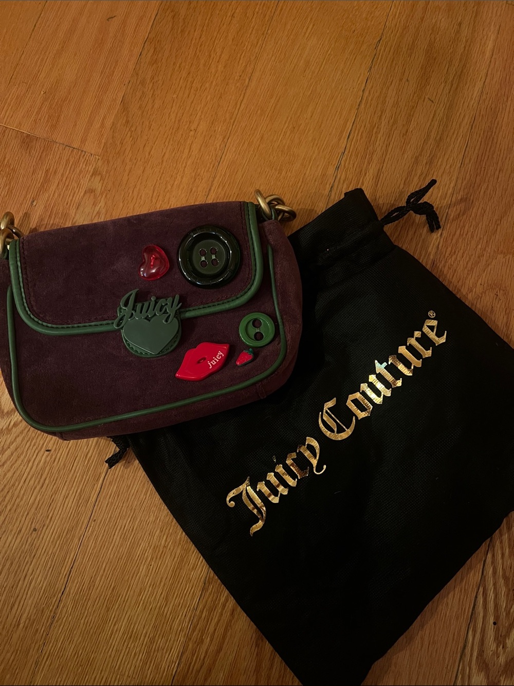 Vintage Rare Green Purple Juicy Couture Handbag Purse Bag
Velour Y2K - Picture 1 of 7